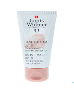 Widmer baume mains uv10 parf    50ml