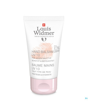 Widmer baume mains uv10 n/parf    50ml