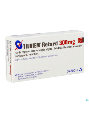Tildiem retard 300 caps 28x300mg