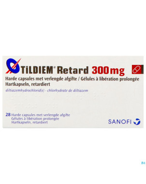 Tildiem retard 300 caps 28x300mg