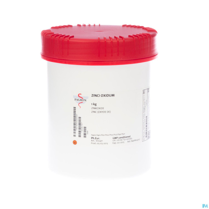 Zinc oxyde vrac    1kg fag