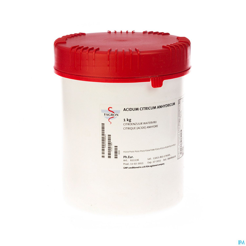 Acide citrique pdr anhyd    1kg fag