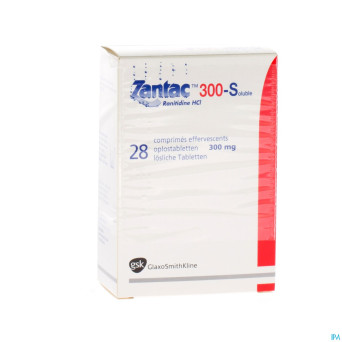Zantac 300 comp sol  28 x 300 mg