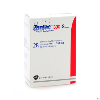 Zantac 300 comp sol  28 x 300 mg