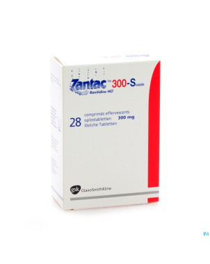 Zantac 300 comp sol  28 x 300 mg