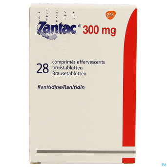 Zantac 300 comp sol  28 x 300 mg