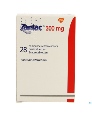 Zantac 300 comp sol  28 x 300 mg