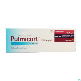 Pulmicort susp pour neb. 0,50mg/ml 20x2ml