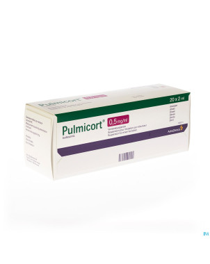 Pulmicort susp pour neb. 0,50mg/ml 20x2ml