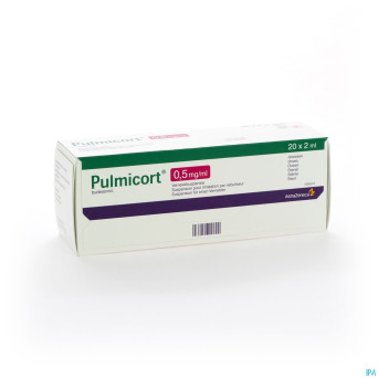 Pulmicort susp pour neb. 0,50mg/ml 20x2ml