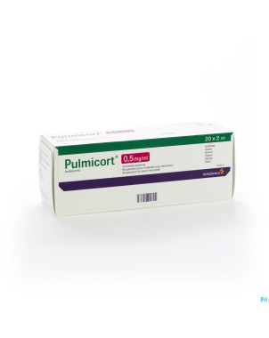 Pulmicort susp pour neb. 0,50mg/ml 20x2ml