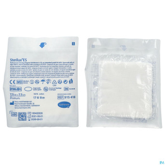 Sterilux es cp ster  8pl  7,5x 7,5cm  40x3 9154185