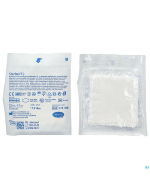 Sterilux es cp ster  8pl  7,5x 7,5cm  40x3 9154185