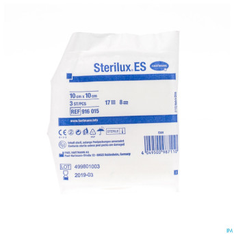 Sterilux es cp ster  8pl 10,0x10,0cm  40x3 9160154