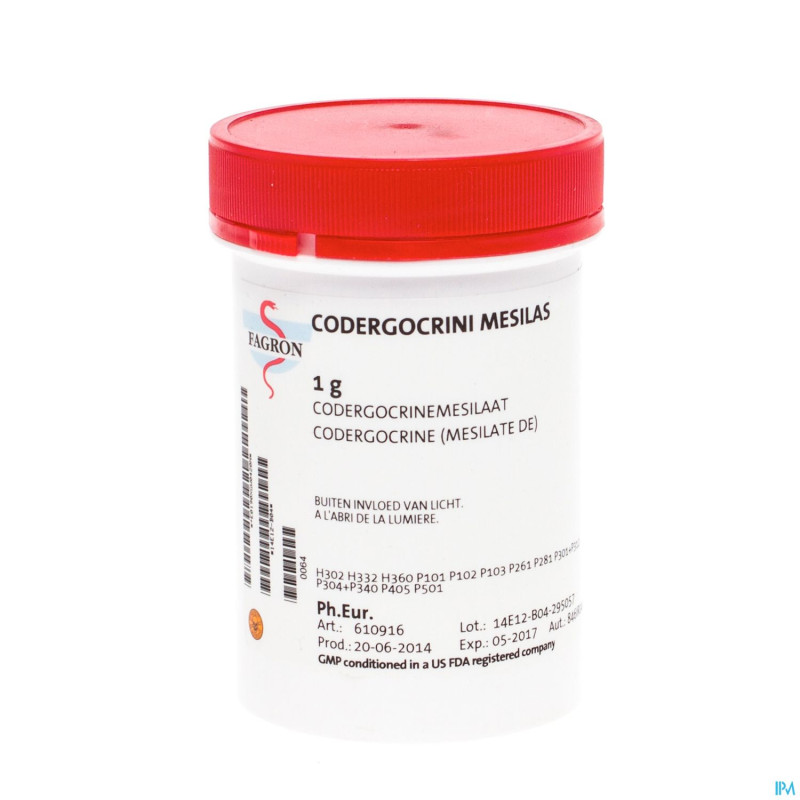 Codergocrine mesilate    1g fag