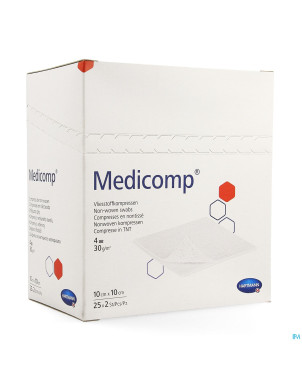 Medicomp cp ster 4pl    10x 10cm 25x2 4217257