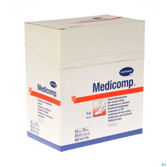 Medicomp cp ster 4pl    10x 10cm 25x2 4217257