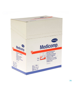 Medicomp cp ster 4pl    10x 10cm 25x2 4217257