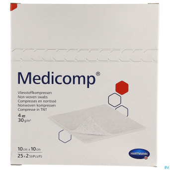 Medicomp cp ster 4pl    10x 10cm 25x2 4217257