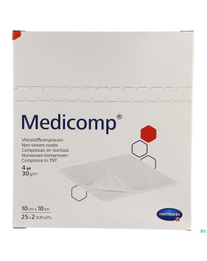 Medicomp cp ster 4pl    10x 10cm 25x2 4217257