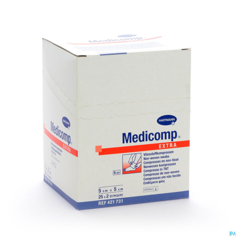 Medicomp cp ster 6pl    5x  5cm 25x2 4217314