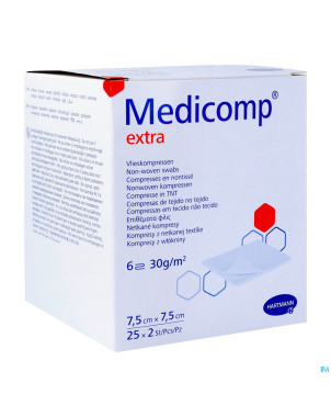 Medicomp cp ster 6pl    7,5x7,5cm 25x2 4110762