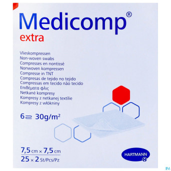 Medicomp cp ster 6pl    7,5x7,5cm 25x2 4110762