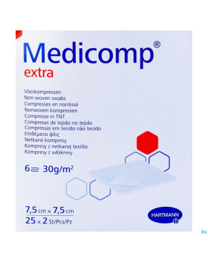 Medicomp cp ster 6pl    7,5x7,5cm 25x2 4110762