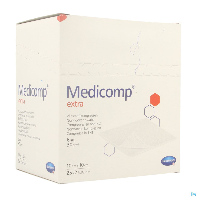 Medicomp cp ster 6pl    10x 10cm 25x2 4217350