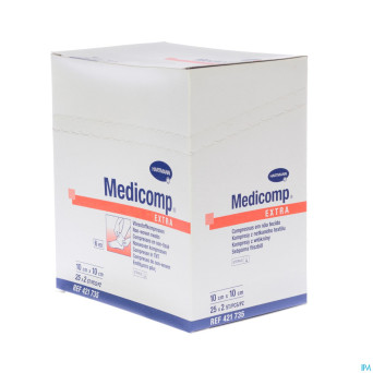 Medicomp cp ster 6pl    10x 10cm 25x2 4217350