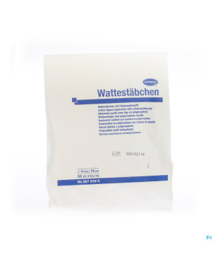 Hartm batonnets ouate 14cm grand bout   50 9679398