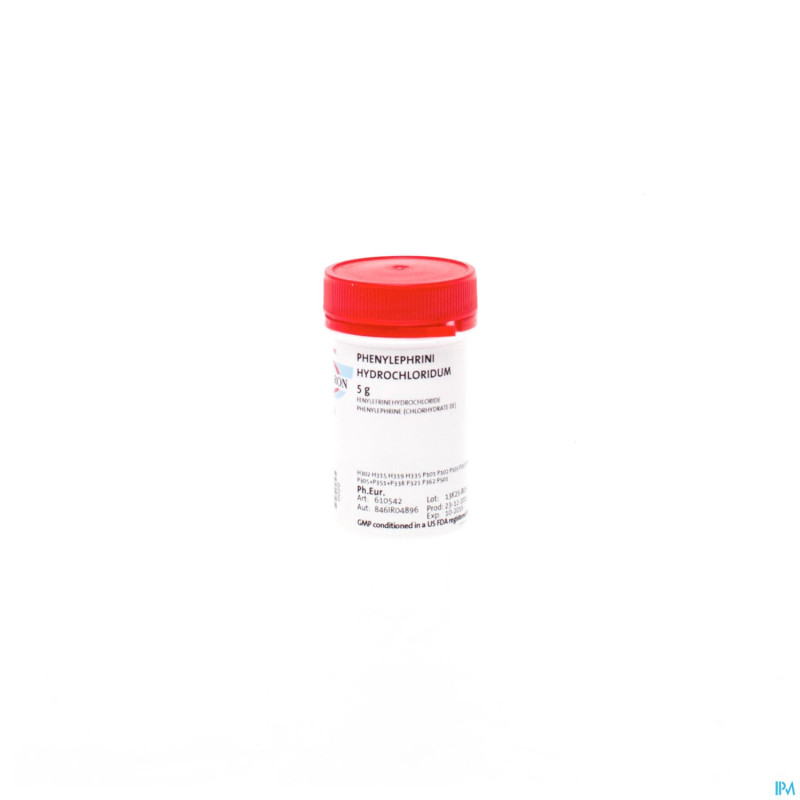 Fenylefrine hcl vrac    5g fag