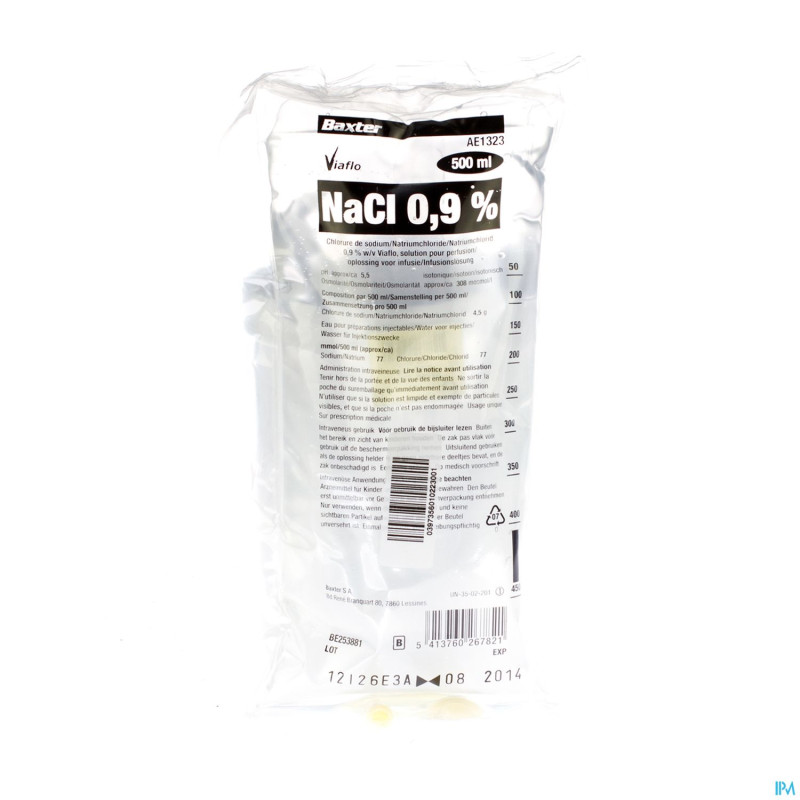 Bx nacl 0,9% viaflo sac-zak  500ml