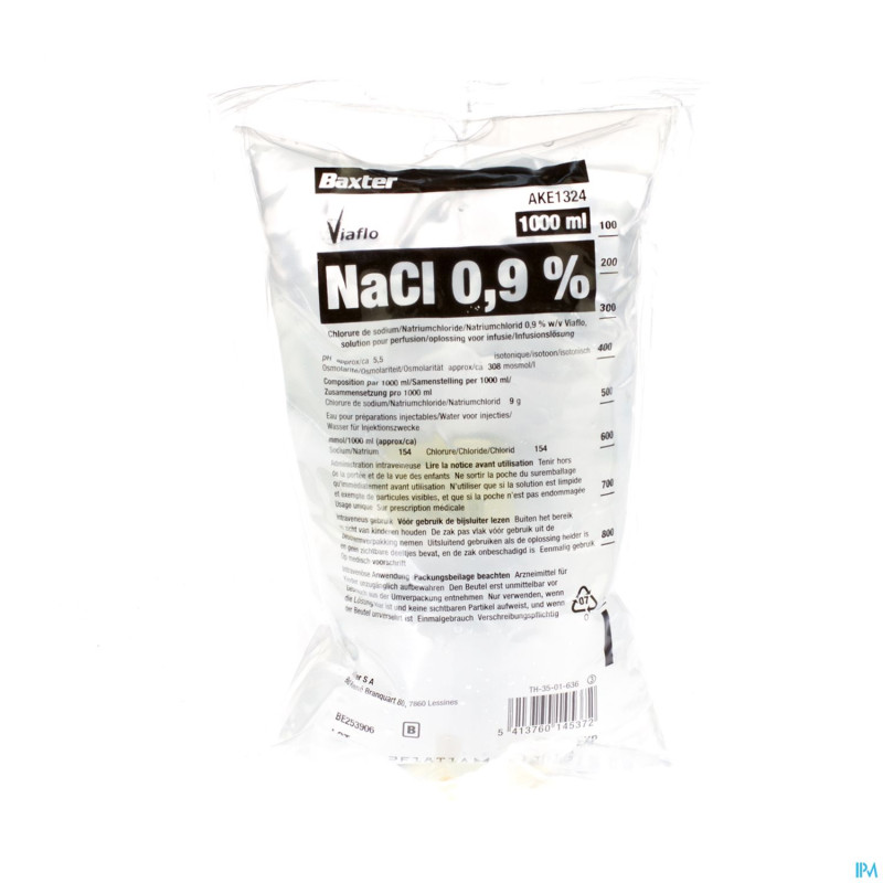 Bx nacl 0,9% viaflo sac-zak 1000ml