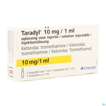 Taradyl 10mg/1ml sol inj amp 5 x 10mg