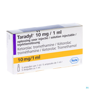 Taradyl 10mg/1ml sol inj amp 5 x 10mg