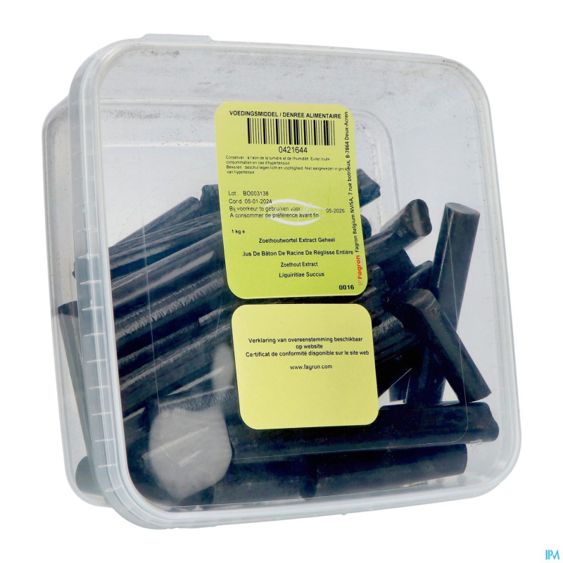 Reglisse racine jus    1kg fag