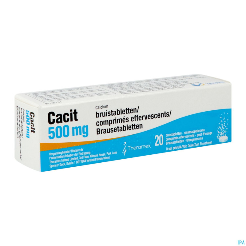 Cacit 500 tabl efferv.    tube 20x500mg
