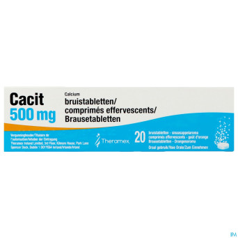 Cacit 500 tabl efferv.    tube 20x500mg