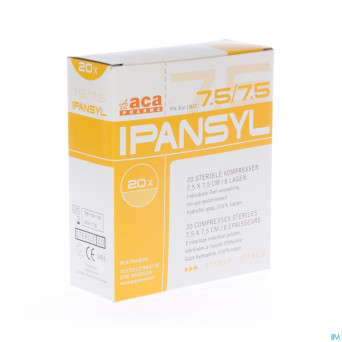 Ipansyl 3 cp ster 8pl  7,5x 7,5cm 20