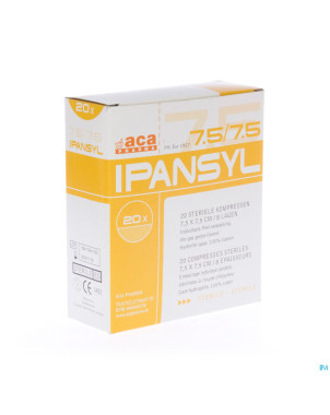 Ipansyl 3 cp ster 8pl  7,5x 7,5cm 20