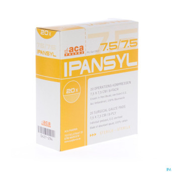 Ipansyl 3 cp ster 8pl  7,5x 7,5cm 20