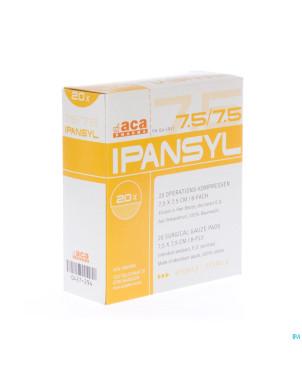 Ipansyl 3 cp ster 8pl  7,5x 7,5cm 20