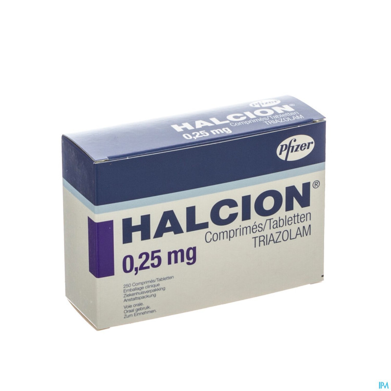 Halcion tabl 250 x 0,250mg ud