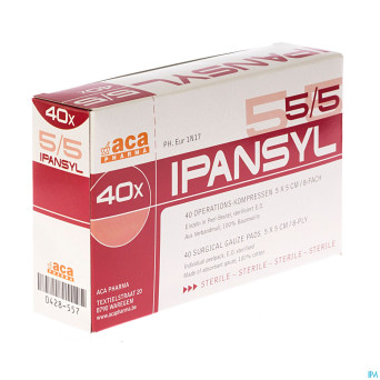 Ipansyl 1 cp ster 8pl  5,0x 5,0cm 40