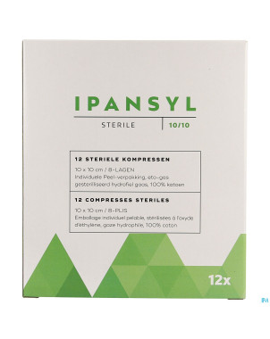 Ipansyl 5 cp ster 8pl 10,0x10,0cm 12