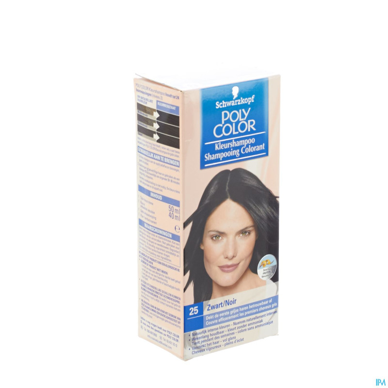 Poly color sh 25 noir    90ml