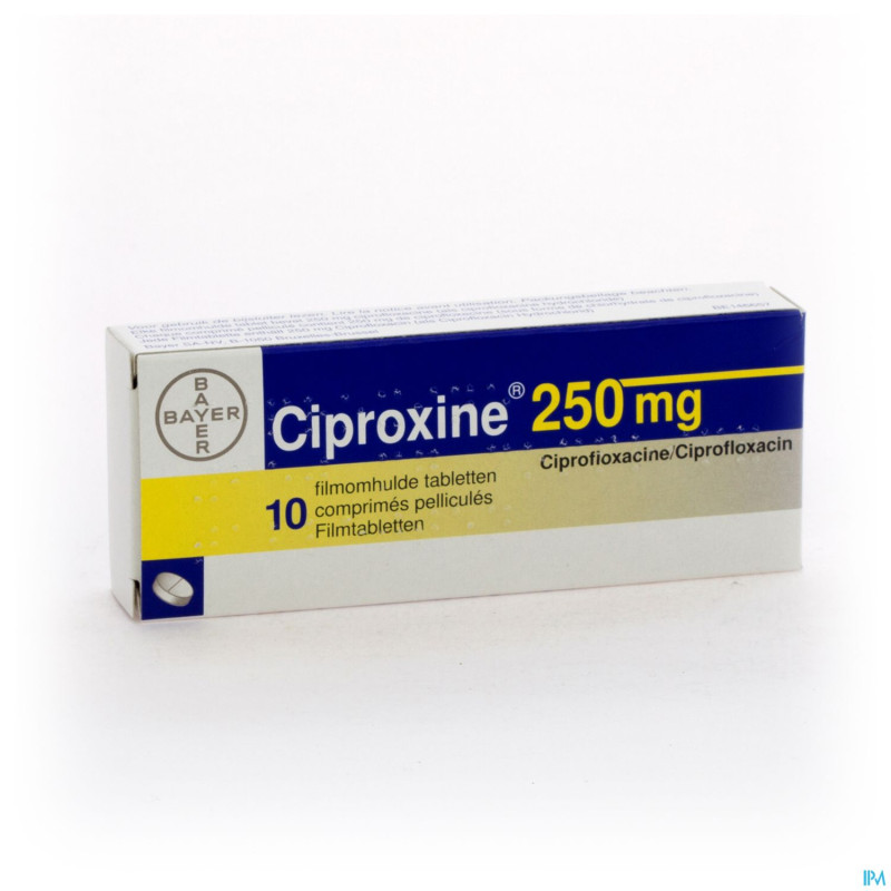 Ciproxine 250 comp  10 x 250 mg