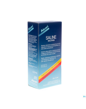 Alcon saline refill    30x15ml