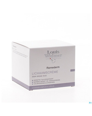 Widmer remederm creme n/parf    pot 250ml